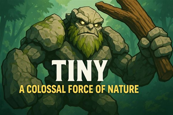 Tiny dota 2 hero - a colossal force of nature