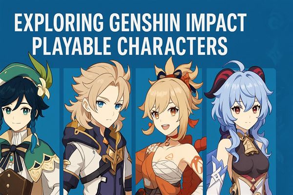 Exploring genshin impact playable characters